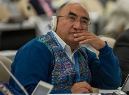 Jose Francisco “Pancho” Cali Tzay, UN Special Rapporteur on the Rights of Indigenous Peoples. Photo: IITC
